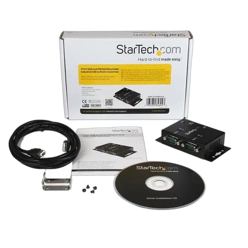 StarTech 2 Port USB 2.0 to Serial Adapter Hub — vue 5
