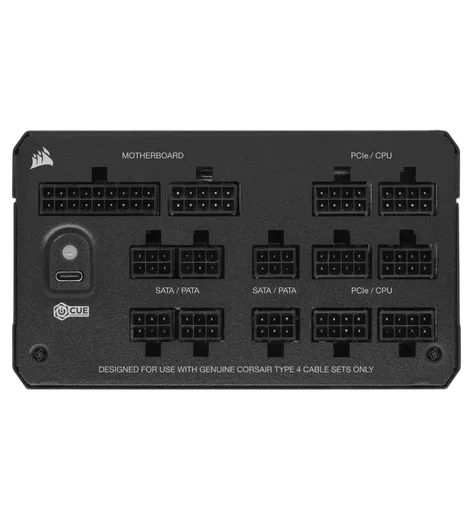 Corsair ATX 1000W - HX1000i 80+ Plat. Mod. - CP-9020259-EU — vue 2