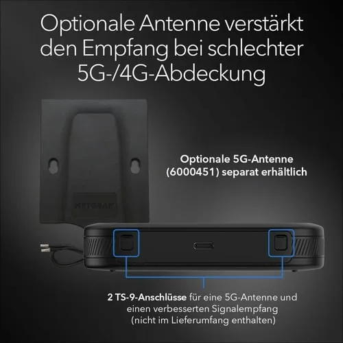 Netgear NIGHTHAWK M3 5G - Point d'accès mobile — vue 3