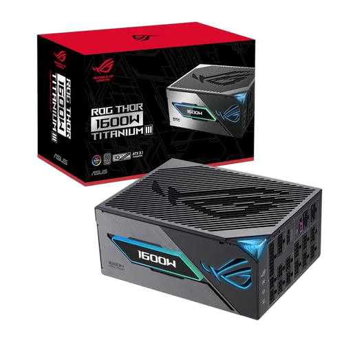 Asus ATX 1600W - 80+ Titanium - ROG THOR 1600T3 Gaming — vue 1
