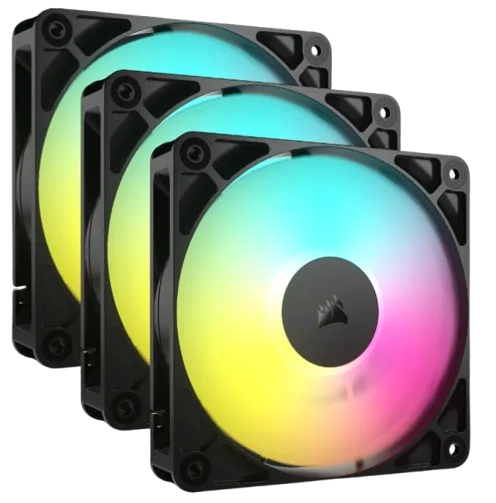 Corsair RS120 ARGB Triple Pack - Noir — vue 1
