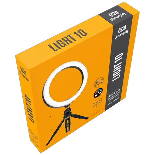 Streamplify Anneau LED 10" avec trépied — vue 6