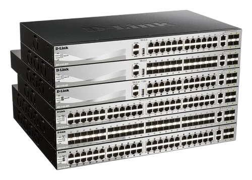 D-Link 30-PORT FIBER STACKABLE SWITCH — vue 4