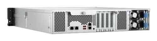 Qnap 2U 12-bay 3.5" SATA HDD NAS AMD Ryzen — vue 9