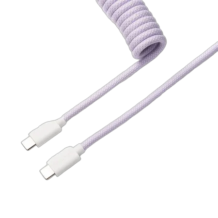 Keychron Cable Coiled Aviator - USB C - Violet
