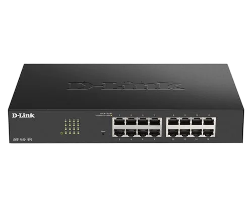 D-Link 24 Ports Gigabit dont 12 PoE+ - DGS-1100-24PV2/E — vue 1