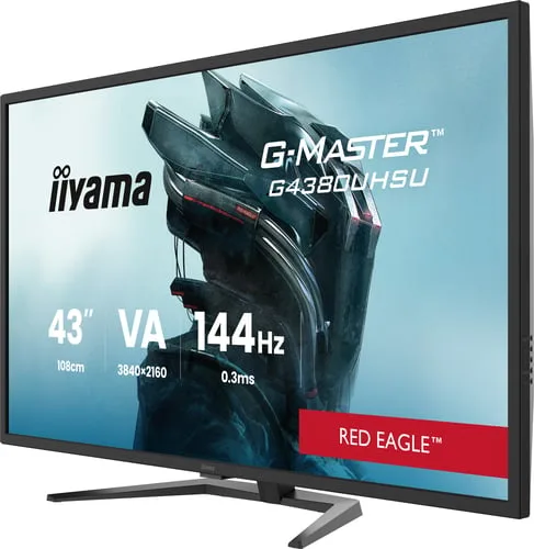 Iiyama G4380UHSU-B2 - 42.5" 4K 144Hz 0.3ms Adaptive Sync — vue 3