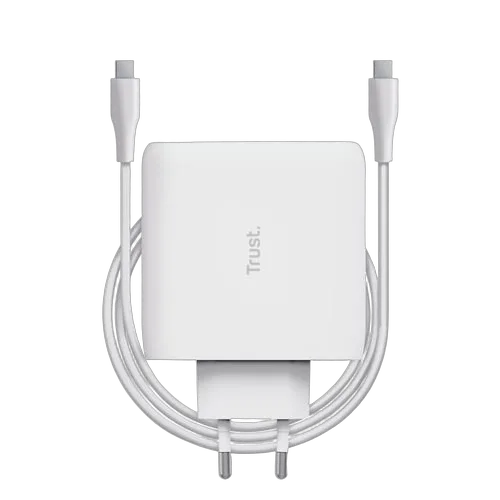 Trust Chargeur universel MAXO 100W - USB-C + Câble 2m USB-C - Blanc — vue 4