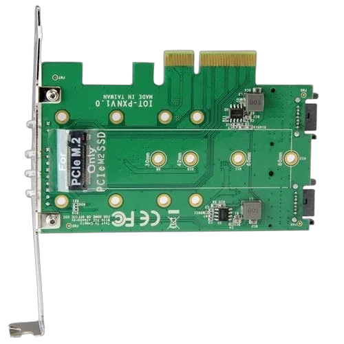 StarTech M.2 SSD Card 1x PCIe NVMe 2x SATA M.2 — vue 5
