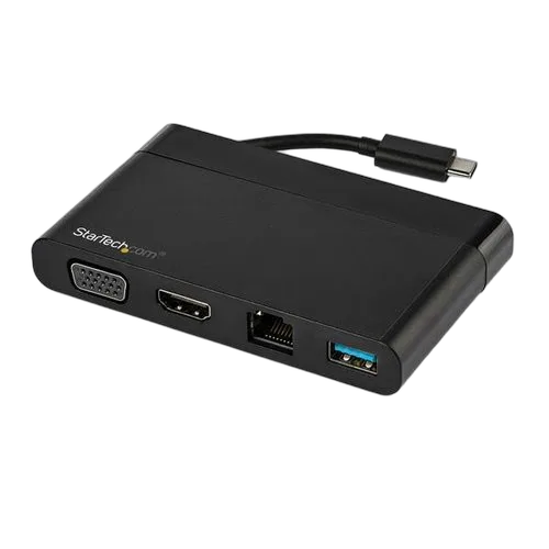 StarTech USB C Adapter - HDMI & VGA - 1xA - GbE — vue 1