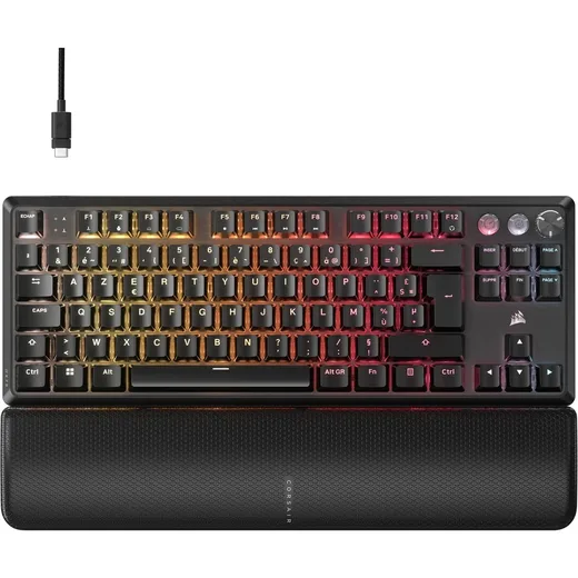K70 PRO TKL - Magnétique/Filaire/RGB/Noir