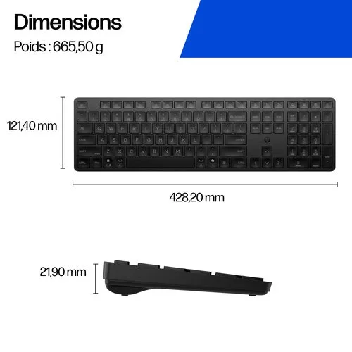 HP MULTI-DEVICE DUAL-MODE KEYBO — vue 4