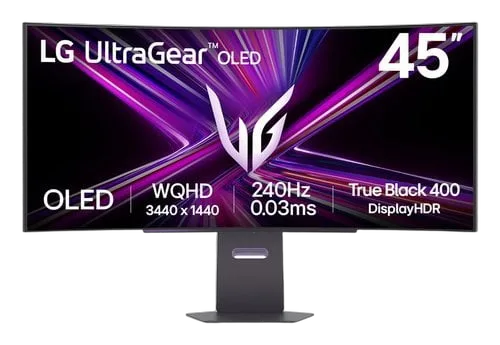 LG UltraGear - 44.5" CURVE OLED WQHD 240Hz 0,03ms G-Sync FreeSync Premium Pro
