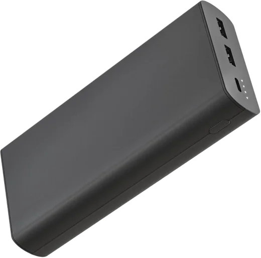WE Batterie Externe 20000mAh 3 ports - 1 port USB C/2 USB A Noir — vue 2
