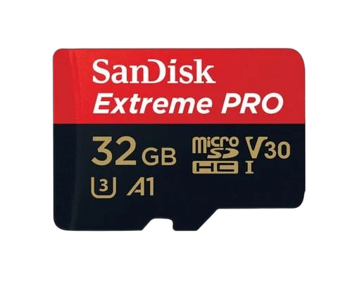 Sandisk Extreme Pro microSDHC 32GB+SD Adapter — vue 1