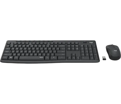 Logitech MK295 Silent Wireless Combo GRAPHITE — vue 2