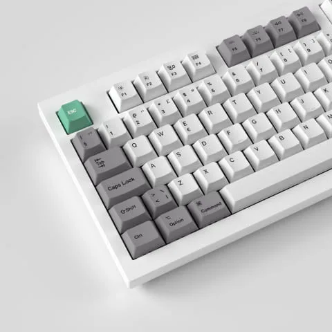 Keychron Set de touches - White Mint - Complet/ISO-FR/PBT — vue 2