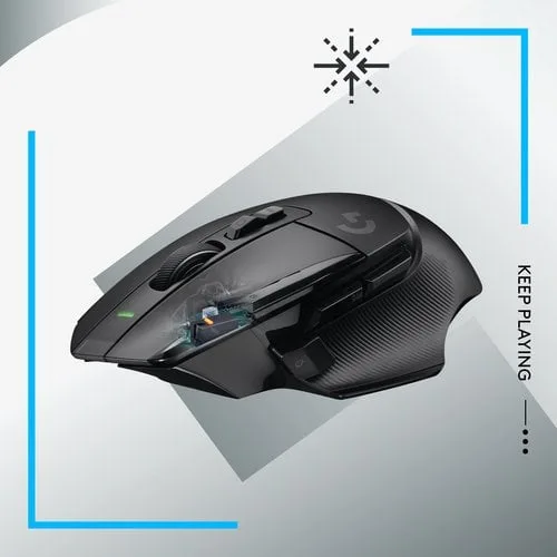 Logitech G502 X Lightspeed - Sans-Fil - Noir — vue 3