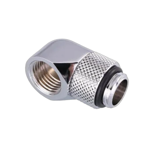 CONSTRUCTEUR Fitting coudé rotatif 90° argent - 14mm — vue 1