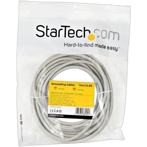 StarTech Cable - Grey CAT6a Ethernet Cable 10m — vue 4