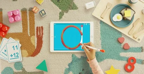 Logitech Crayon Orange, Blanc — vue 27