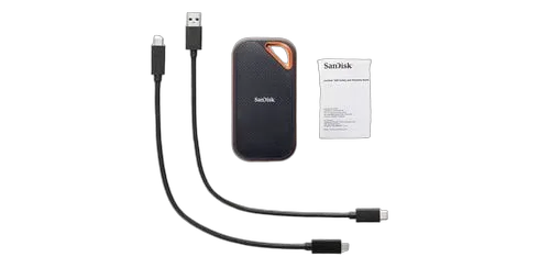 Sandisk Extreme Pro Portable SSD 1TB — vue 3
