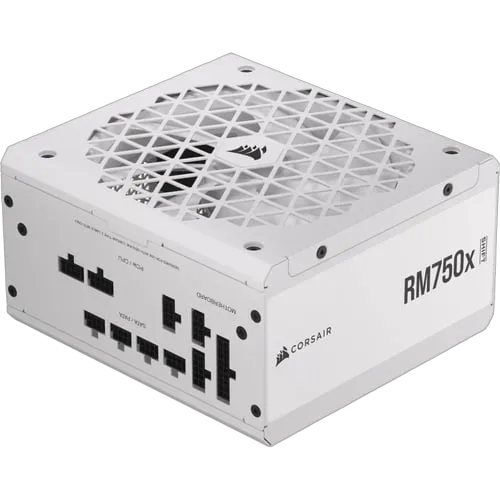 Corsair ATX 750W - RM750x Shift White 80+ GOLD F Mod. — vue 3