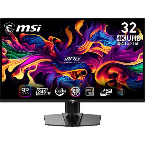 MSI MPG 321URX QD-OLED - 32" 4K 240Hz 0.03ms USB-C HDR — vue 1