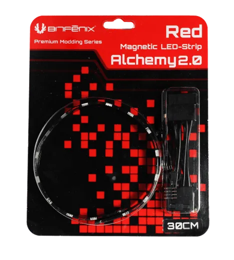 BitFenix Alchemy 2.0 Magnetic LED- 30cm - Rouge