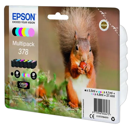 Epson Ink/378 Squirrel CLcMLmYK — vue 3