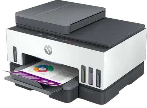 HP Smart Tank 7605 Tout-en-un - Gris — vue 2