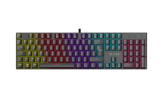 The G-LAB Keyz Radium - Full-Size - Membrane - Filaire - RGB - Noir, vue 1
