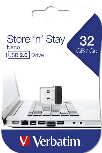 Verbatim USB Drive 2.0 NANO 32GB Store N Stay — vue 8