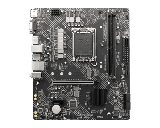 MSI PRO H610M-G — vue 2