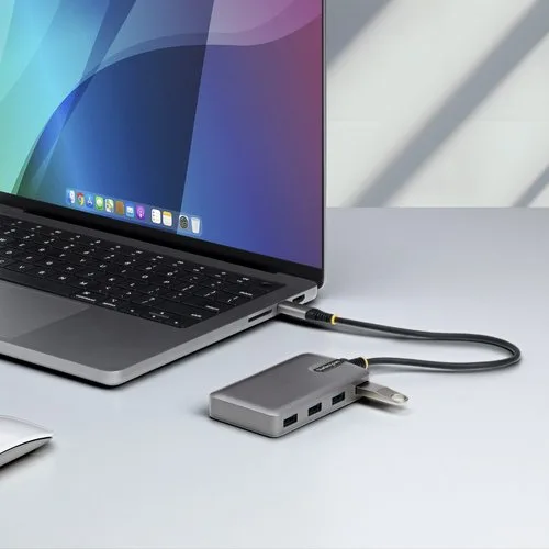 StarTech HUB USB-C 4 PORTS 5 GBPS ALI — vue 3