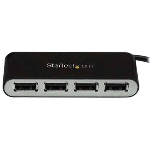 StarTech 4 Port Portable USB 2.0 Hub with Cable — vue 3
