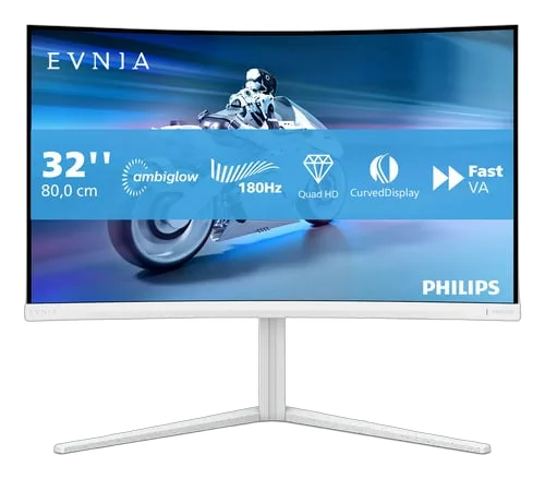 Philips 32M2C5501/00 - 32" CURVE QHD 180Hz Fast-VA 0.5ms Ambiglow — vue 1