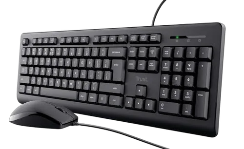Primo - Clavier/Souris/Noir/Filaire#