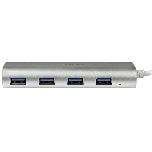 StarTech 4 Port Portable USB 3.0 Hub - Aluminum — vue 3