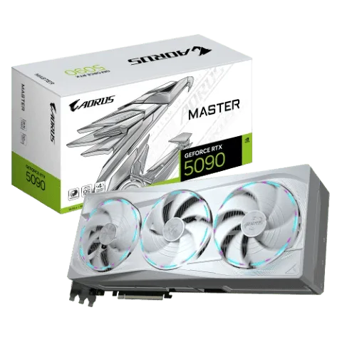 Gigabyte AORUS GeForce RTX 5090 MASTER ICE 32G — vue 1