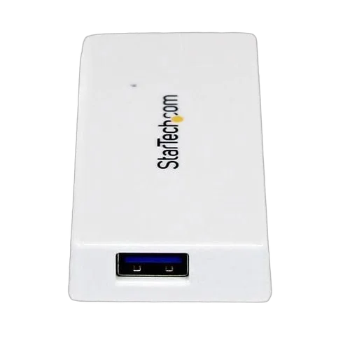 StarTech Portable 4 Port Mini USB 3.0 Hub - White — vue 4