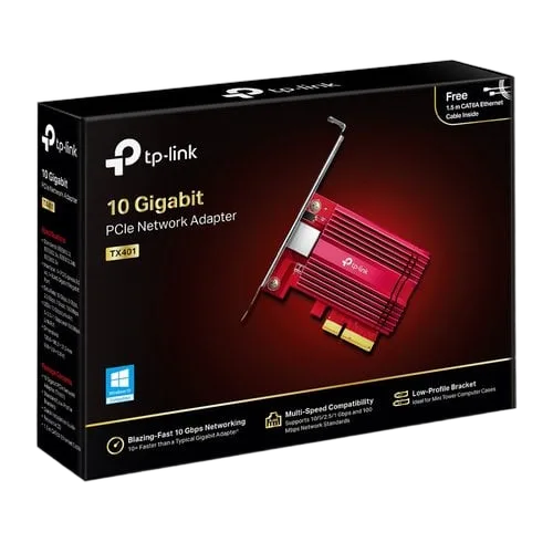 TP-Link PCI-E 4x - 1 port 1/2.5/5/10GB-T - TX401 — vue 4