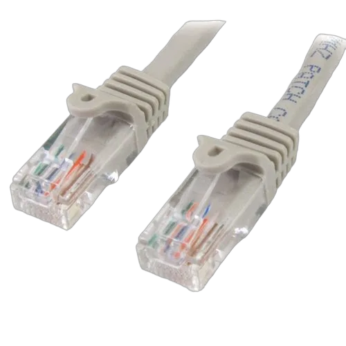 StarTech 2m Gray Snagless UTP Cat5e Patch Cable — vue 1