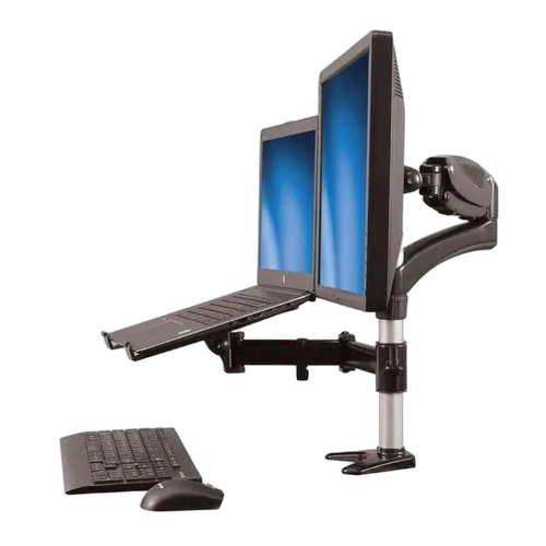 StarTech Single-Monitor Arm with Laptop Stand — vue 1