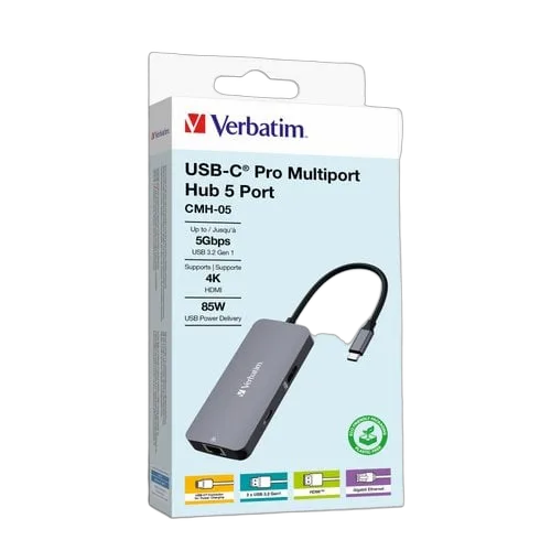 Verbatim Pro USB-C Multiport Hub CMH-05 — vue 1