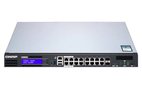 Qnap 16 1GbE PoE ports+2 RJ45+SFP+combo port — vue 8