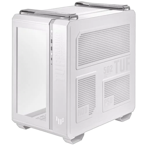 Asus TUF Gaming GT502 Plus TG Blanc- MT/Sans Alim/ATX — vue 2