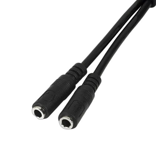 StarTech Headset adapter with headphone/mic plugs — vue 1