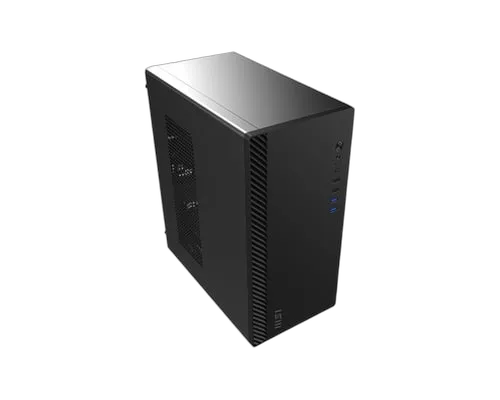 MSI PRO SHIELD M100P Noir - MT/Sans Alim/mATX — vue 3