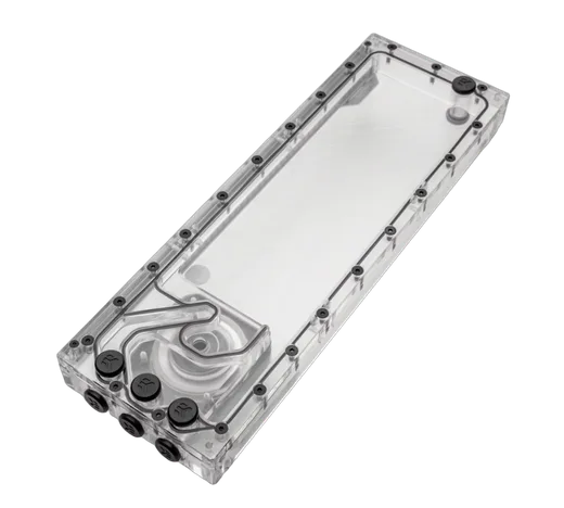 EK Water Blocks EK-Quantum Kinetic³ FLT 360 D5 PWM D-RGB - Plexi — vue 2